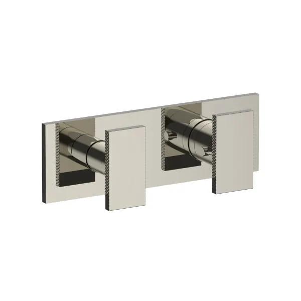 polished nickel pvd thermostatic mixer
