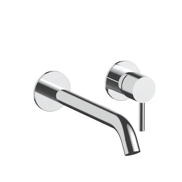 chrome washbasin mixer