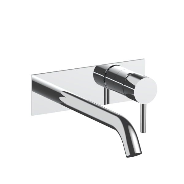 chrome washbasin mixer