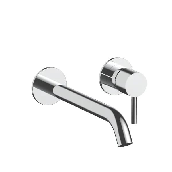 chrome washbasin mixer