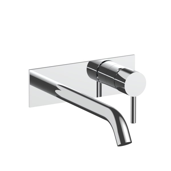 chrome washbasin mixer