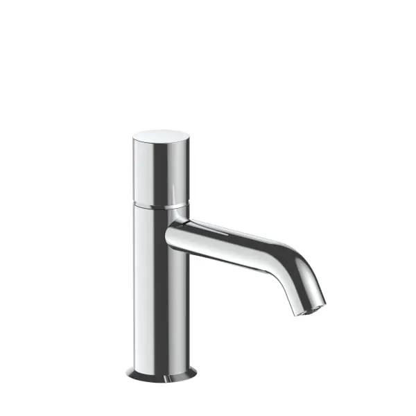 chrome washbasin mixer