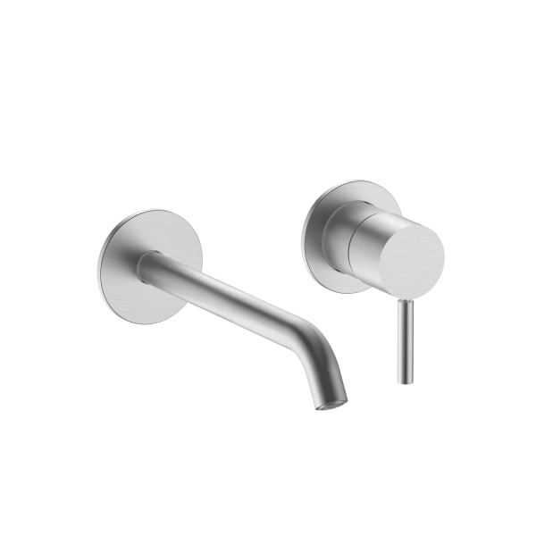 Fantini Nostromo Small Wall Mount Single Control Washbasin Mixer