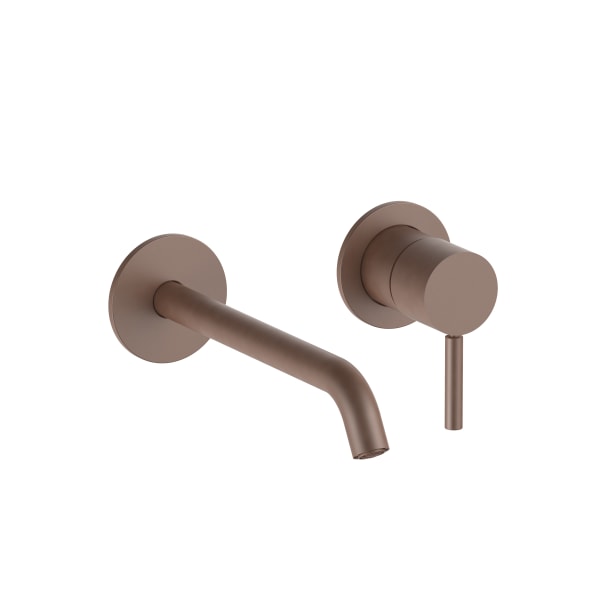 Fantini Nostromo Small Wall Mount Single Control Washbasin Mixer