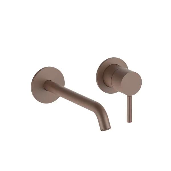Fantini Nostromo Small Wall Mount Single Control Washbasin Mixer by Fantini