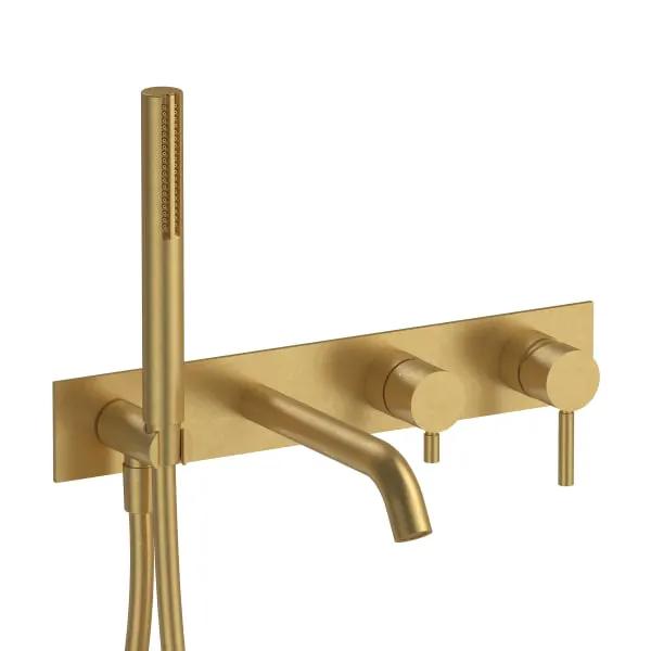 Fantini Nostromo In-Wall Non-Thermostatic Single Control Tub Mixer by Fantini