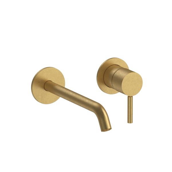 Fantini Nostromo Small Wall Mount Single Control Washbasin Mixer