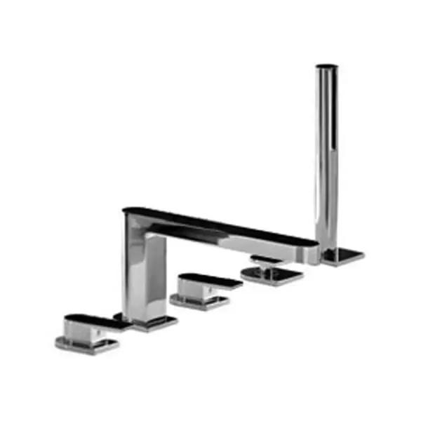 chrome tub set