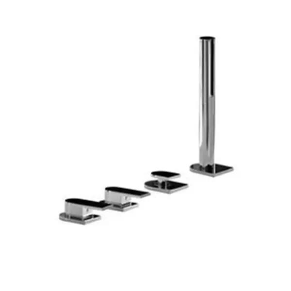 chrome tub set