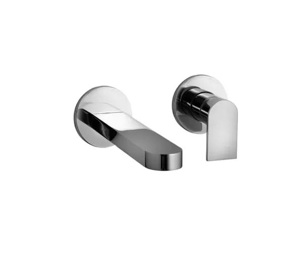 chrome washbasin mixer