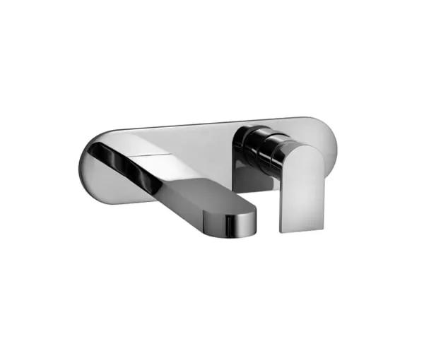 chrome washbasin mixer