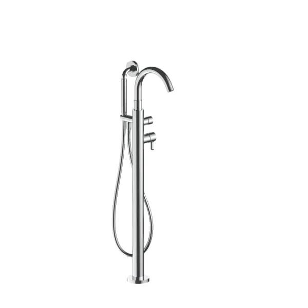 chrome tub filler