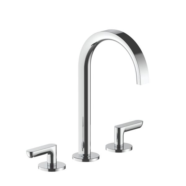 chrome washbasin mixer