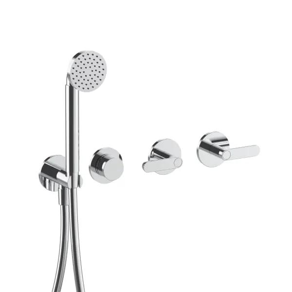 chrome tub filler