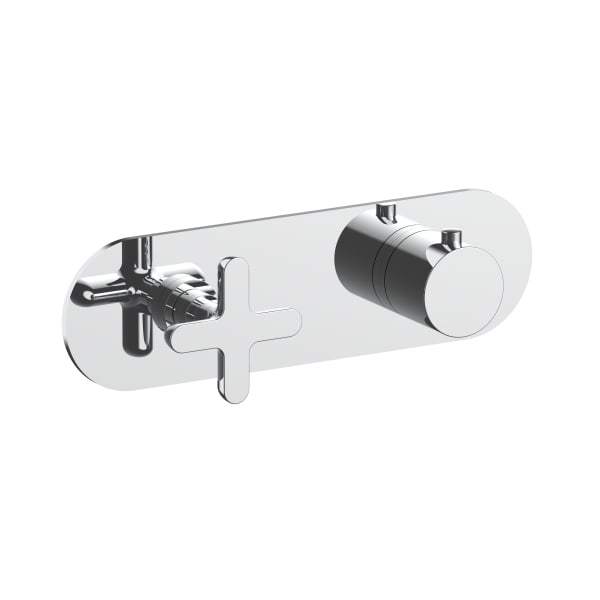chrome thermostatic mixer