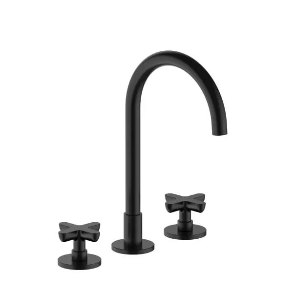 Fantini Icona Classic Three Hole Washbasin Mixer by Fantini