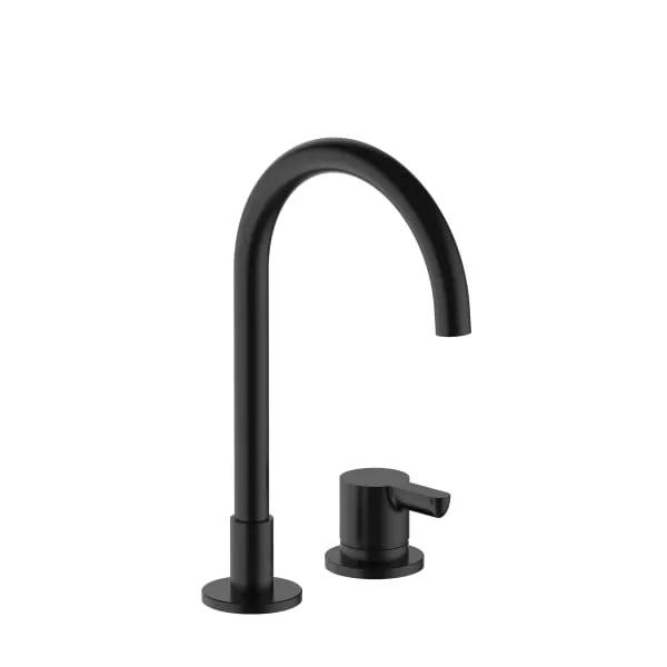 Fantini Icona Classic Two Hole Washbasin Mixer with Single Control by Fantini