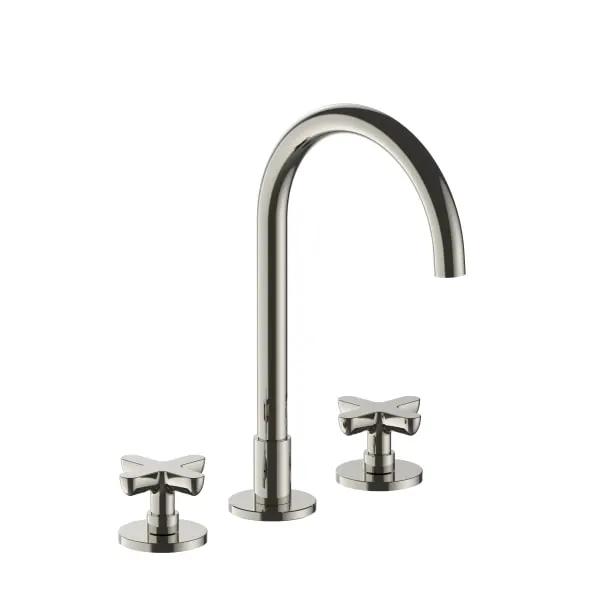 Fantini Icona Classic Three Hole Washbasin Mixer by Fantini
