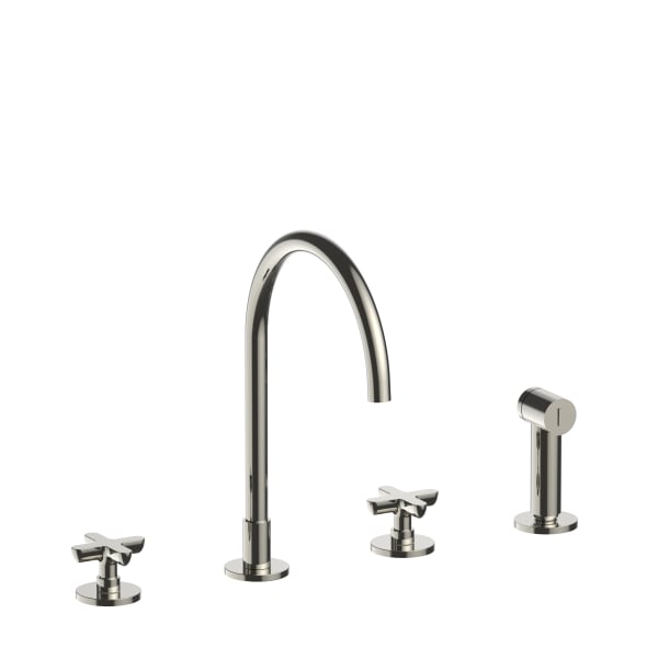 Fantini Icona Classic Four Hole Kitchen Mixer