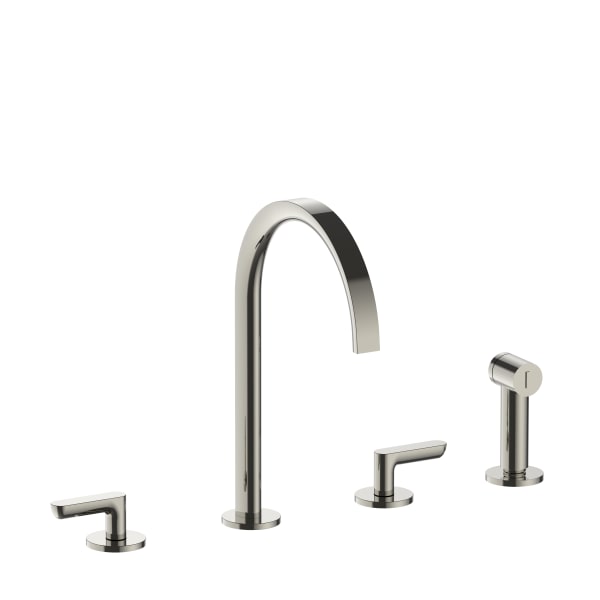 Fantini Icona Deco Four Hole Kitchen Mixer by Fantini