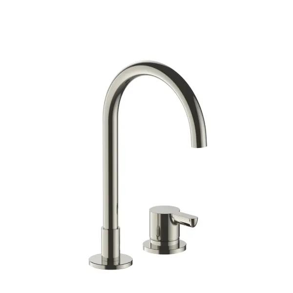 Fantini Icona Classic Two Hole Washbasin Mixer with Single Control by Fantini