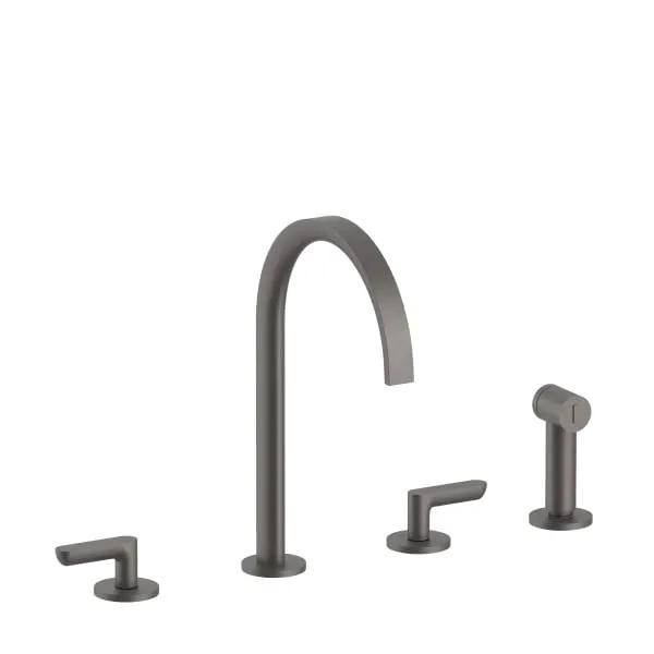 Fantini Icona Deco Four Hole Kitchen Mixer by Fantini