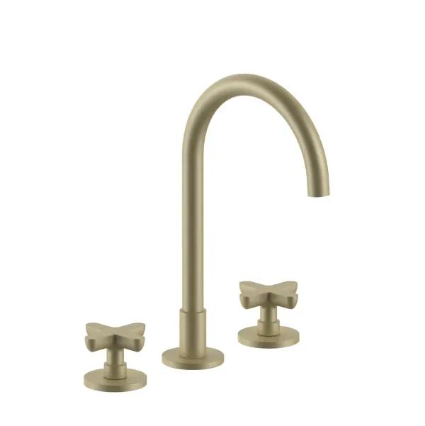 Fantini Icona Classic Three Hole Washbasin Mixer by Fantini