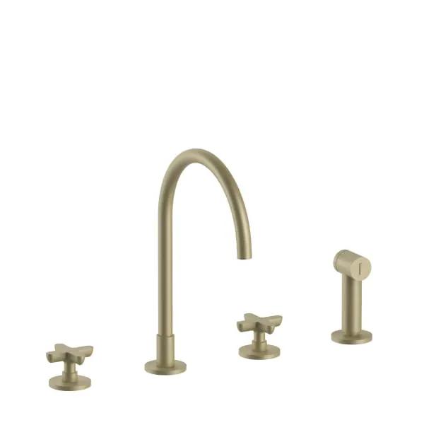 Fantini Icona Classic Four Hole Kitchen Mixer by Fantini