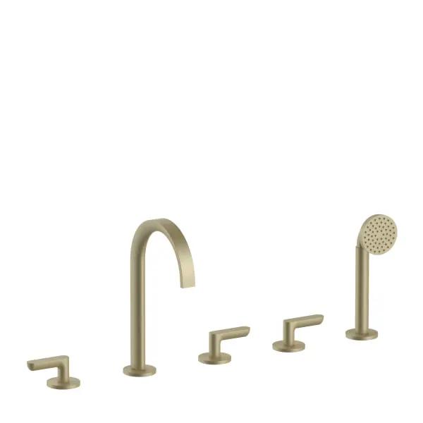 Fantini Icona Deco 5 Hole Roman Tub Set by Fantini