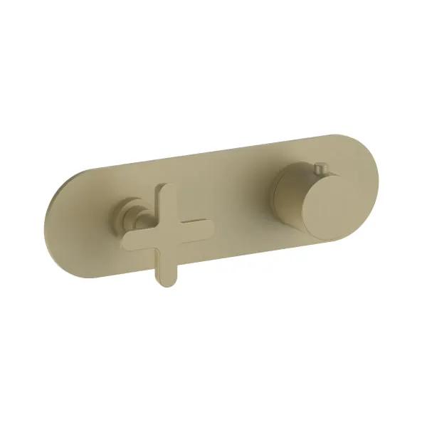 Fantini Icona Classic 3/4" Thermostatic Mixer with Integrated Volume Control by Fantini
