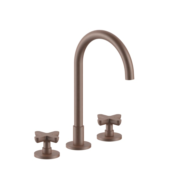Fantini Icona Classic Three Hole Washbasin Mixer