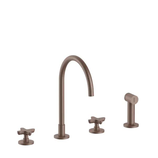Fantini Icona Classic Four Hole Kitchen Mixer by Fantini