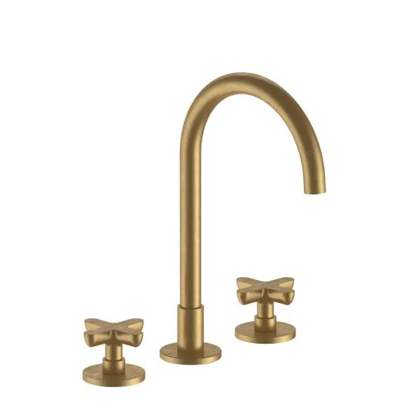 Fantini Icona Classic Three Hole Washbasin Mixer by Fantini
