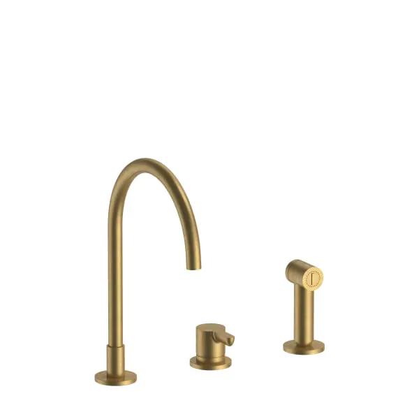 Fantini Icona Classic Three Hole Kitchen Mixer by Fantini
