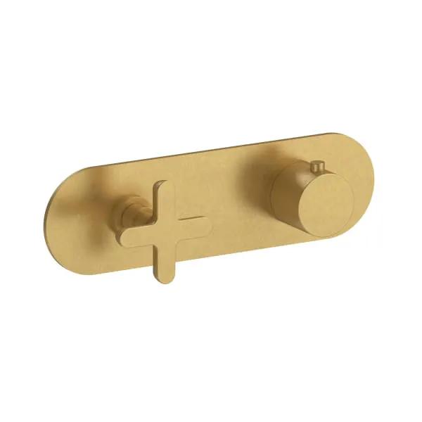Fantini Icona Classic 3/4" Thermostatic Mixer with Integrated Volume Control by Fantini
