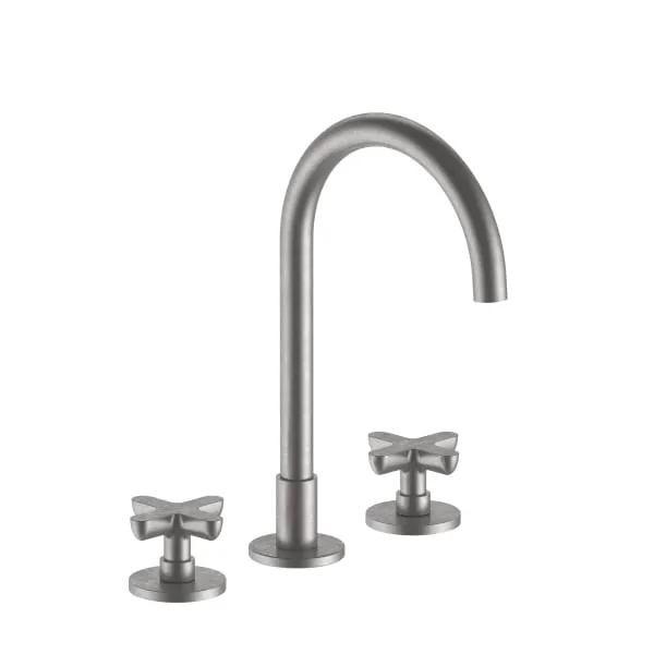 Fantini Icona Classic Three Hole Washbasin Mixer by Fantini