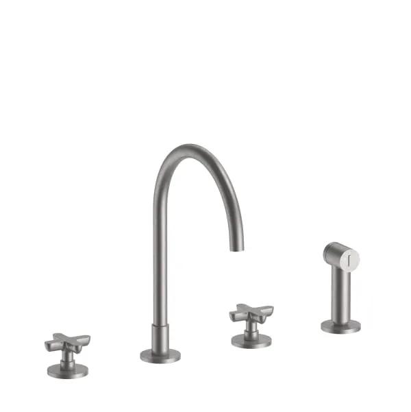 Fantini Icona Classic Four Hole Kitchen Mixer by Fantini