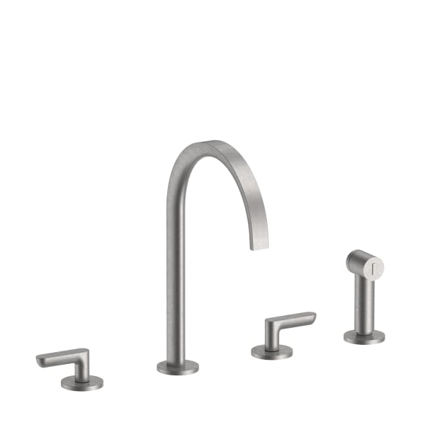 Fantini Icona Deco Four Hole Kitchen Mixer by Fantini