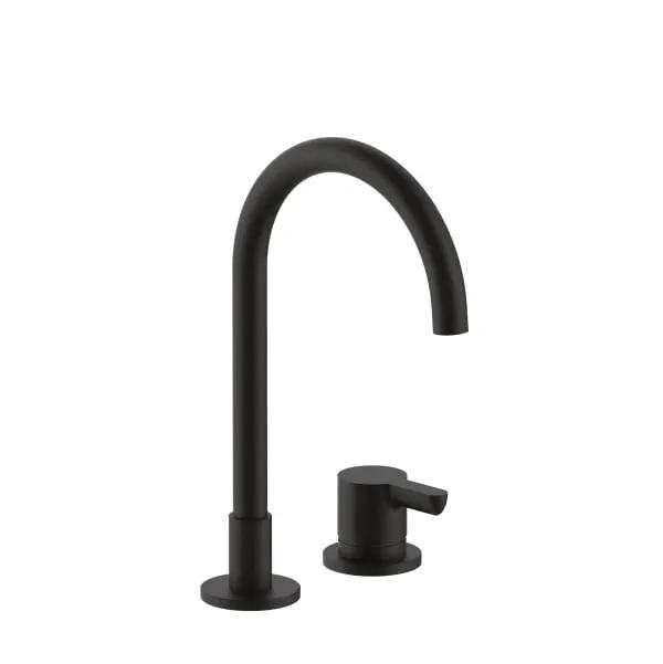 Fantini Icona Classic Two Hole Washbasin Mixer with Single Control by Fantini