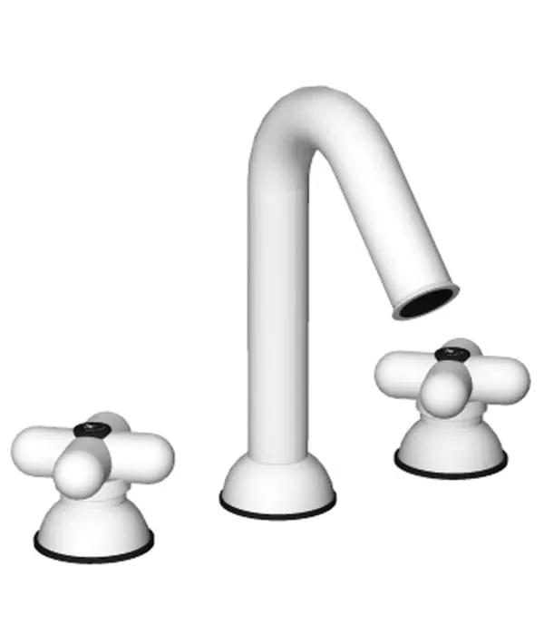 Fantini I Balocchi Three Hole Washbasin Mixer by Fantini