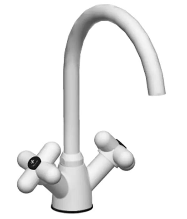 matte white kitchen mixer