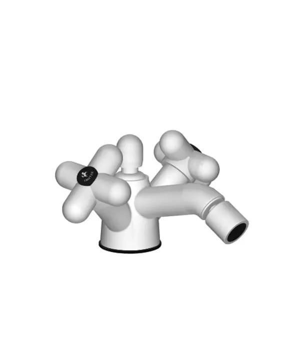 matte white faucet