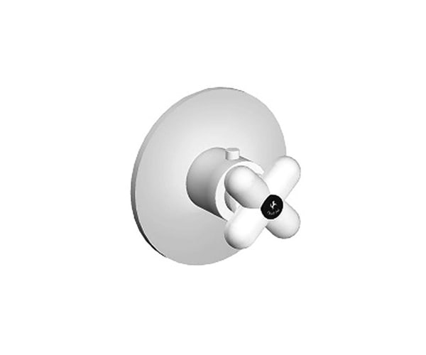 matte white thermostatic mixer