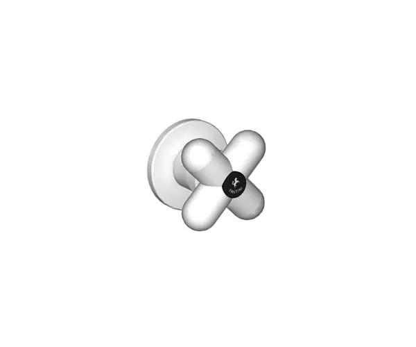 matte white 2-way diverter