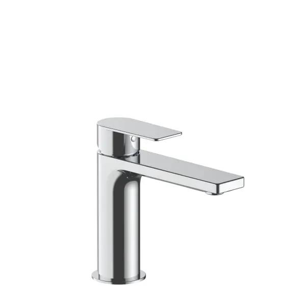chrome washbasin mixer