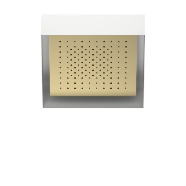 Fantini Acquafit Dream Ceiling Mount Square Showerhead - Restricted to 1.8 GPM