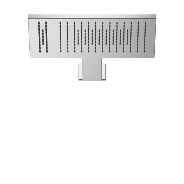 polished stainless steel shower