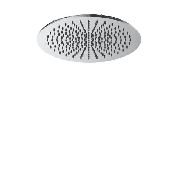 polished stainless steel shower