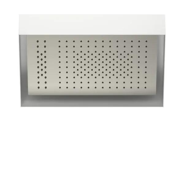 Fantini Acquafit Ceiling Mount Rectangular Multifunction Showerhead by Fantini