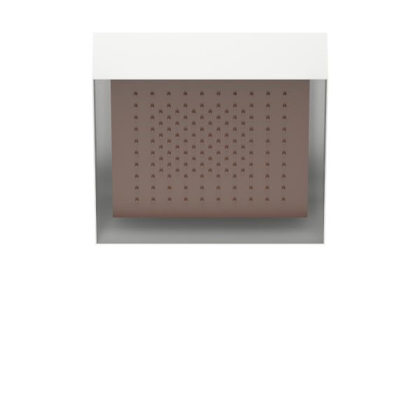 Fantini Acquafit Dream Ceiling Mount Square Showerhead - Restricted to 1.8 GPM